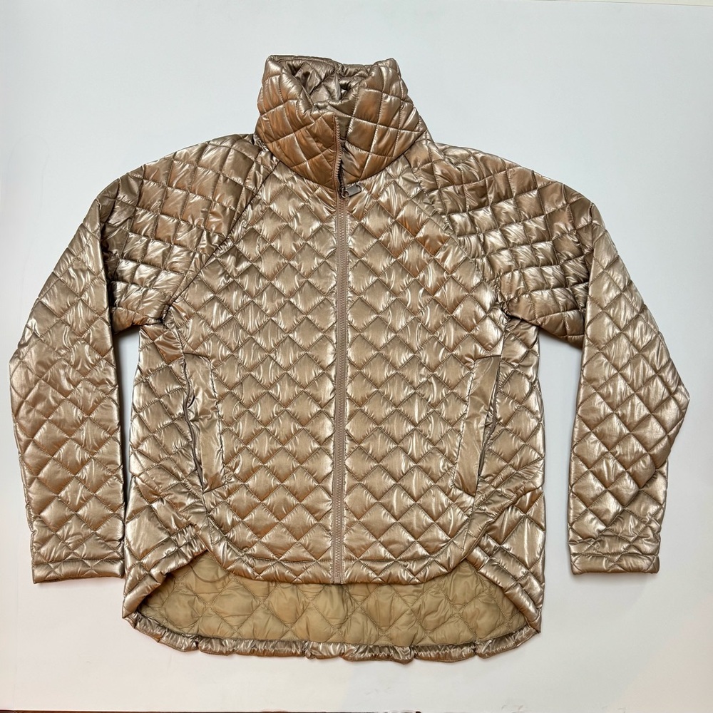 Athleta Metallic Whisper Featherless Jacket